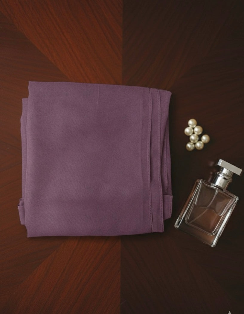 Dusty Plum Elegance Hijab