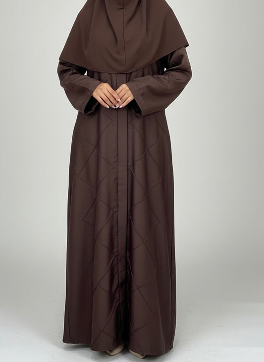 Cross Pleated Abbaya