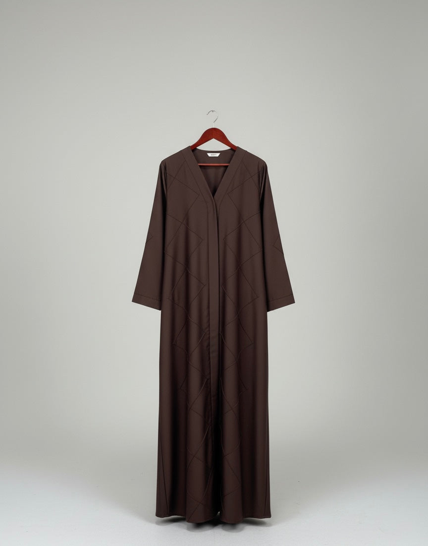 Cross Pleated Abbaya